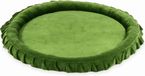 Mimii Kids Tapis de jeu Nid de jeu 120cm Velours souple Vert olive