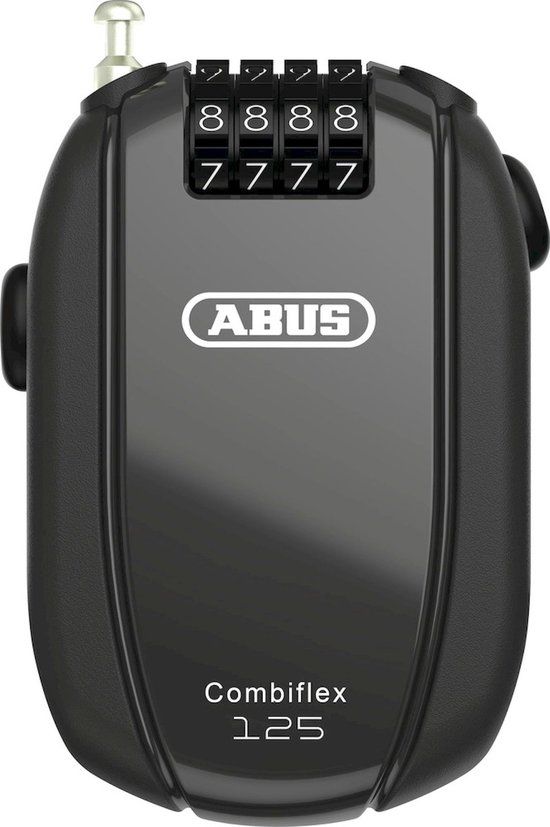 Abus Combiflex Trip 125 cm kabelslot - Zwart