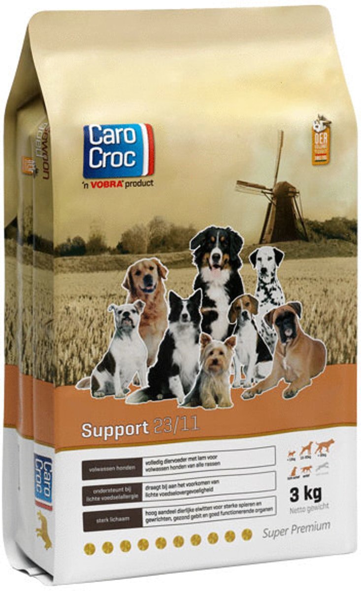 CAROCROC Support Hondenvoer - 3 kg