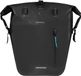Basil Rivo Enkele fietstas - 25-31 liter - MIK Hooks - Waterdicht - Reflectie details - Tarpaulin - Zwart