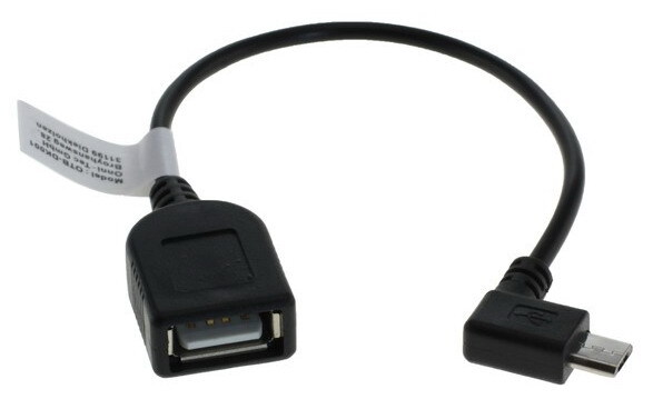Out of the Box Adapterkabel micro-USB - OTG (On-The-Go) - 90graden Adapterkabel micro-USB - OTG (On-The-Go) - 90graden