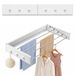 Sèche-linge mural, extensible, pliable, 80 cm, 6 crochets