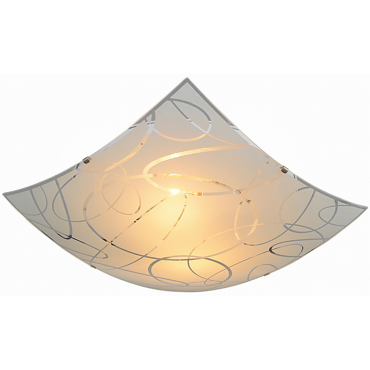 BES LED LED Plafondlamp - Plafondverlichting - Trion Spirilo - E27 Fitting - 2-lichts - Vierkant - Mat Wit - Aluminium