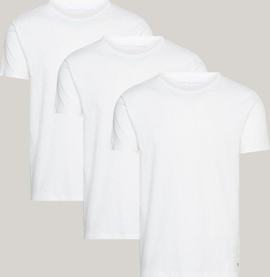 Tommy Hilfiger Stretch T-Shirt 3-pak - Elastisch katoen - HRUM0UM031380XS - XXL