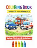 Malbuch Einsatzfahrzeuge: Feuerwehr Polizei Rettungsdienst