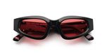 Etnia Barcelona Red Sound Sessions - Édition Limitée Lunettes de Soleil Unisexe Noir Autres Formes Rouge 52mm
