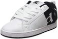 DC Shoes Court Graffik Skateschoenen voor heren, Wit Wit Zwart Zwart