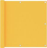 vidaXL Balkonscherm 90x600 cm Oxford stof geel