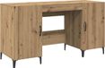 Bureau en bois 140 x 50 x 75 cm Bois travaillé