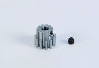 Carson 500013401 tandwiel motor 11 tanden M 0,8 gehard staal, accessoires voor RC modelbouw, zilver