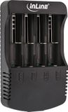 InLine oplader voor lithium en NiCd+NiMH