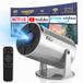 XBJ Projecteur Portable Argent Wi-Fi 6 Bluetooth 5.2