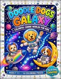 Doodle Dogs Galaxy: Colorful Canine Worlds for Kids