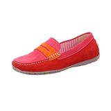 Sioux Carmona-700 Slipper Dames Rood Suède