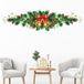 Ambiance Sticker Kerststicker met maretak - Zelfklevende kerststickers - Feestelijke decoratie - 50x180cm