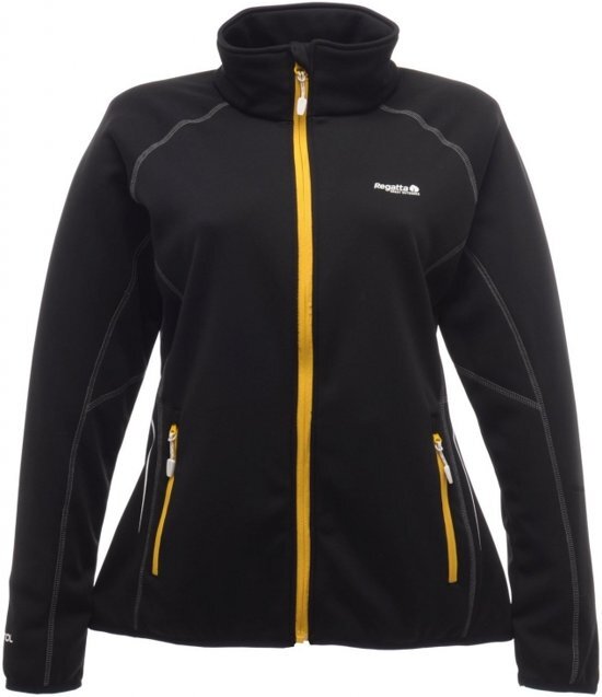 Regatta Dames Lucea Softshell Zwart Maat UK18 EU44