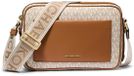 Michael Kors Maeve Crossbodytas Dames Imitatieleer Vanilla / AcDonker Groenn