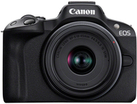 Canon EOS R50, Black + RF-S 18-45mm F4.5-6.3 IS STM Kit zwart