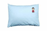 Bona Basics Decoratieve kussenhoes Lichtblauw 50x35 cm
