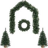 vidaXL Mini-sapin de Noël - 60 cm - PVC - Vert