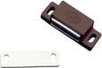 AMIG magneetsnapper/deurmagneet - 2 stuks - bruin