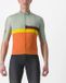 Castelli A Blocco Jersey - Defender Green/Dark Red-Bordea - XXL