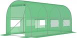 Viking Choice AP Onderdelen B.V. GROENE folietunnel met ramen - 10m2 = 400 * 250 * 200
