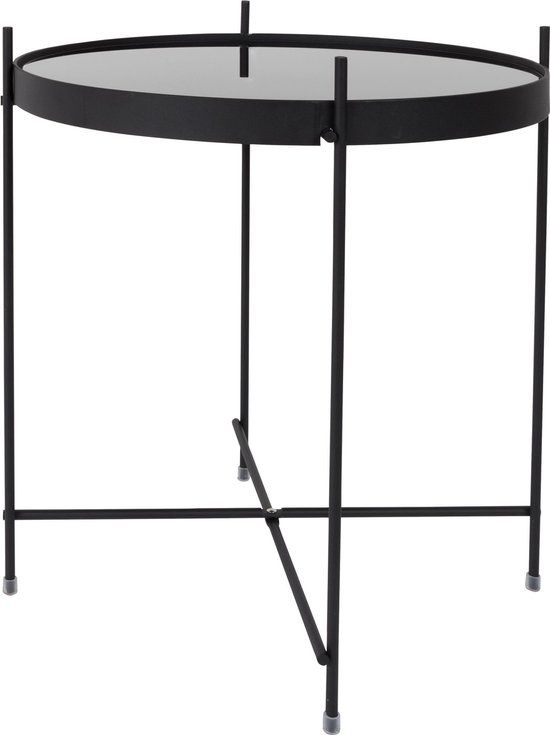 Drawer Zuiver Cupid Bijzettafel - Zwart - 45cm hoog