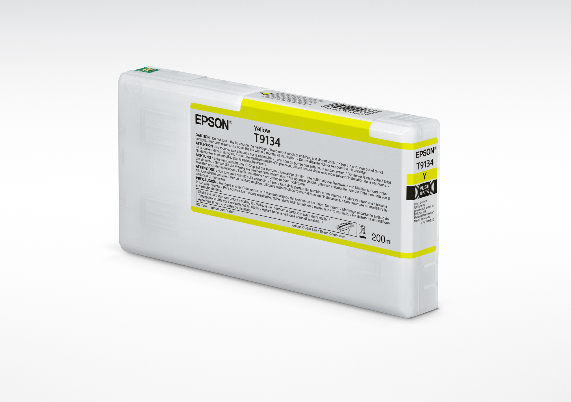 Epson T9134 Yellow Ink Cartridge (200ml) single pack / geel