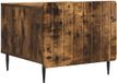 vidaXL Salontafel met lade Gerookt eiken 49 x 50 x 42 cm Bewerkt hout