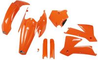 UFO PLAST Fork Protectors & Plastic Set Oranje KTM SX/SX-F 2004