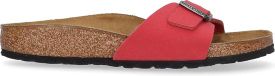 Birkenstock Madrid Dames Slippers Scarlet Red Narrow-fit | Rood | Leer | Maat 35