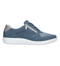 Wäldlaufer Blauwe Damesschoenen Hallux Valgus Breed Maat 41