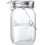 SONNENGLAS Classic 1000ml | De Originele Prijswinnende Solar Lamp | voor Binnen en Buiten | Met USB Opladen l Glas & Roestvrij Staal | Versier op Unieke Manier de Binnenkant | Fair Trade | Zuid-Afrika