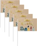 Folat Sinterklaas zwaaivlaggetje - 250 stuks - Welkom Sint en Piet - 30 x 20 cm