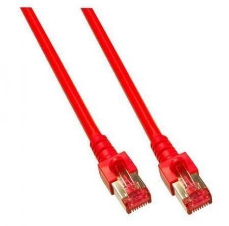 Techtube Pro Internetkabel S/FTP CAT6 - rood - 0.5 meter