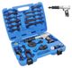 StarTech Set drukluchthamer - Pneumatische beitelhamer - 2200 slagen/minuut - 10 mm schachtdiameter - 0,64 cm luchtaansluiting - Blauw