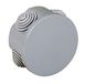 Electraline 60550, afvoerbox, rond, met opzetstukken, diameter 65 mm, IP44, grijs