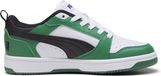 PUMA Rebound V6 Lo Jr Unisex Sneakers - PUMA White-PUMA Black-Archive Green