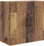 vidaXL Wandkast Oud hout 59 x 31 x 60 cm Bewerkt hout