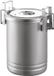 Eco Botanicals Inox ustensiles de cuisine de camping - cuiseur à riz et cuiseur vapeur portable 3-en-1 - Argent
