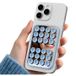 AhaStyle Support de téléphone à ventouse en silicone WG206 avec miroir intégré - Bleu ciel