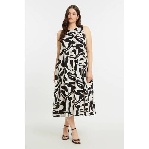 Mat Fashion midi jurk zwart