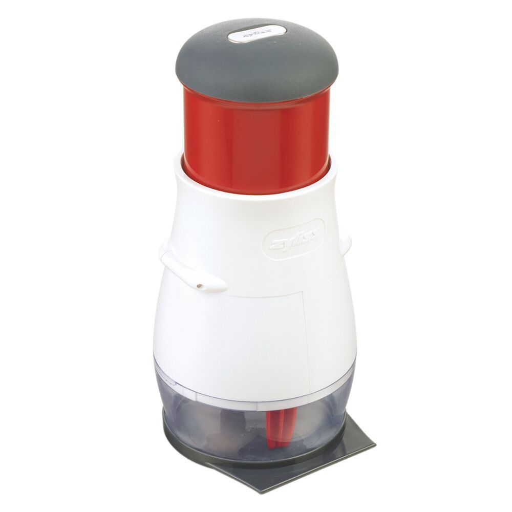 Zyliss Zick Zick 2 - Uienhakker - Antraciet, Rood, Wit