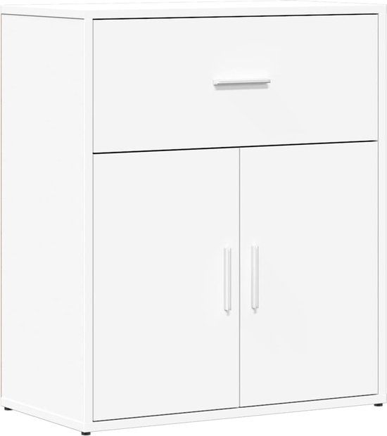 vidaXL Dressoir 60x31x70 cm bewerkt hout wit