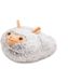 Cozy Noxxiez Voetenwarmer Alpaca Junior 35 X 25 Cm Pluche Grijs