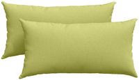vidaXL - Zitkussens - 2 stuks - Stof - Lichtgroen - 80 x 40 cm