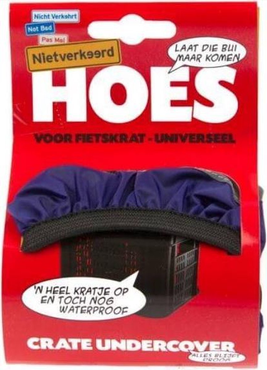 Nietverkeerd Niet Verkeerd Krathoes Undercover 40 X 30 Cm Polyester Blauw