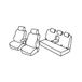 Set Superior Set stoelhoezen Superior - zwart/blauw - compatibel met Ford Ranger (09/15>)