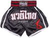 8 Weapons Short voor Muay Thai Bangkok Zwart/Wit M